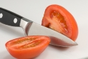A tomato after being cut in 2 halves. No catch here...