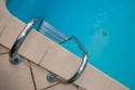 Detail of a swimming pool, France.