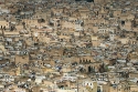 Aerial views of the ancient Medina of Fez, Morocco
