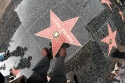 Stars from the Avenue in Hollywood, USA.