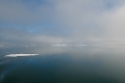 Arctic summer foggy views in Northern Svalbard
