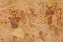 Barrier era petroglyphs at Segon Canyon, Utah, USA