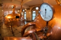 Copper traditional tanks for  brewing Heineken beer, Heineken brewery museum, Amsterdam (no property released)