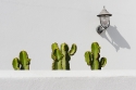 House wall under always-shining sun, Lanzarote, Canary Islands, Spain